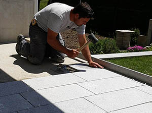 polaganje zunanje talne obloge